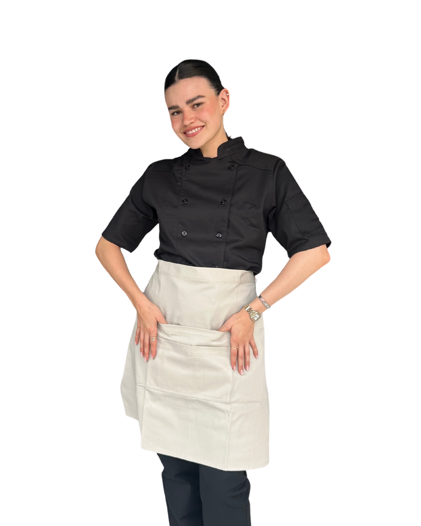 zittro Medio mandil delantal chef Beige. R92302-222