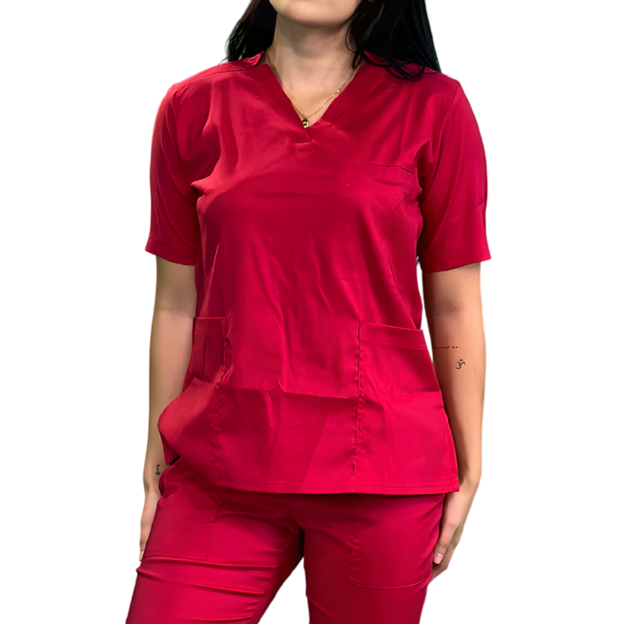 [M80202 551 ECH] zittro Filipina Médica Stretch Mujer Rosa (ECH)