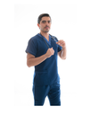 Zittro Pijama Médico Filipina. Marino/Zafiro