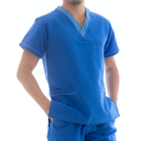 zittro Filipina Médica Clororresistente Hombre Azul Rey