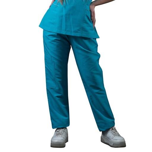 [M81201 330 ECH] zittro Pantalón Médico Mujer Azul Turquesa M81201-330 (ECH)