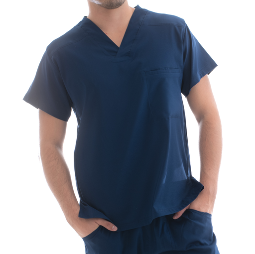 [M80102 440 ECH] zittro Filipina Médica Stretch Hombre Marino (ECH)